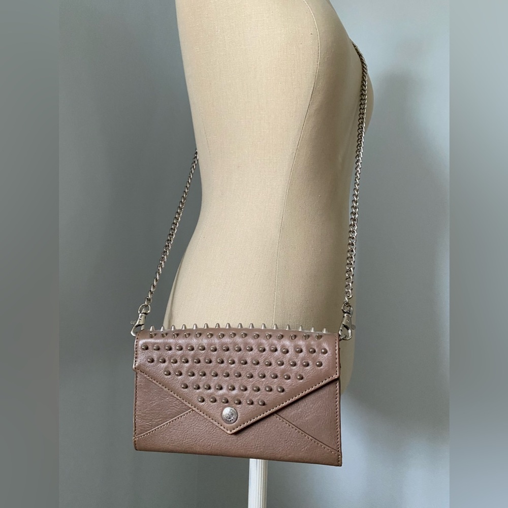 Rebecca Minkoff studded wallet on chain